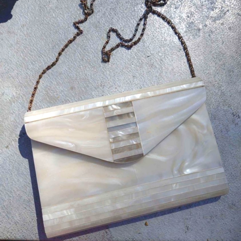 Mother of pearl vintage purse
